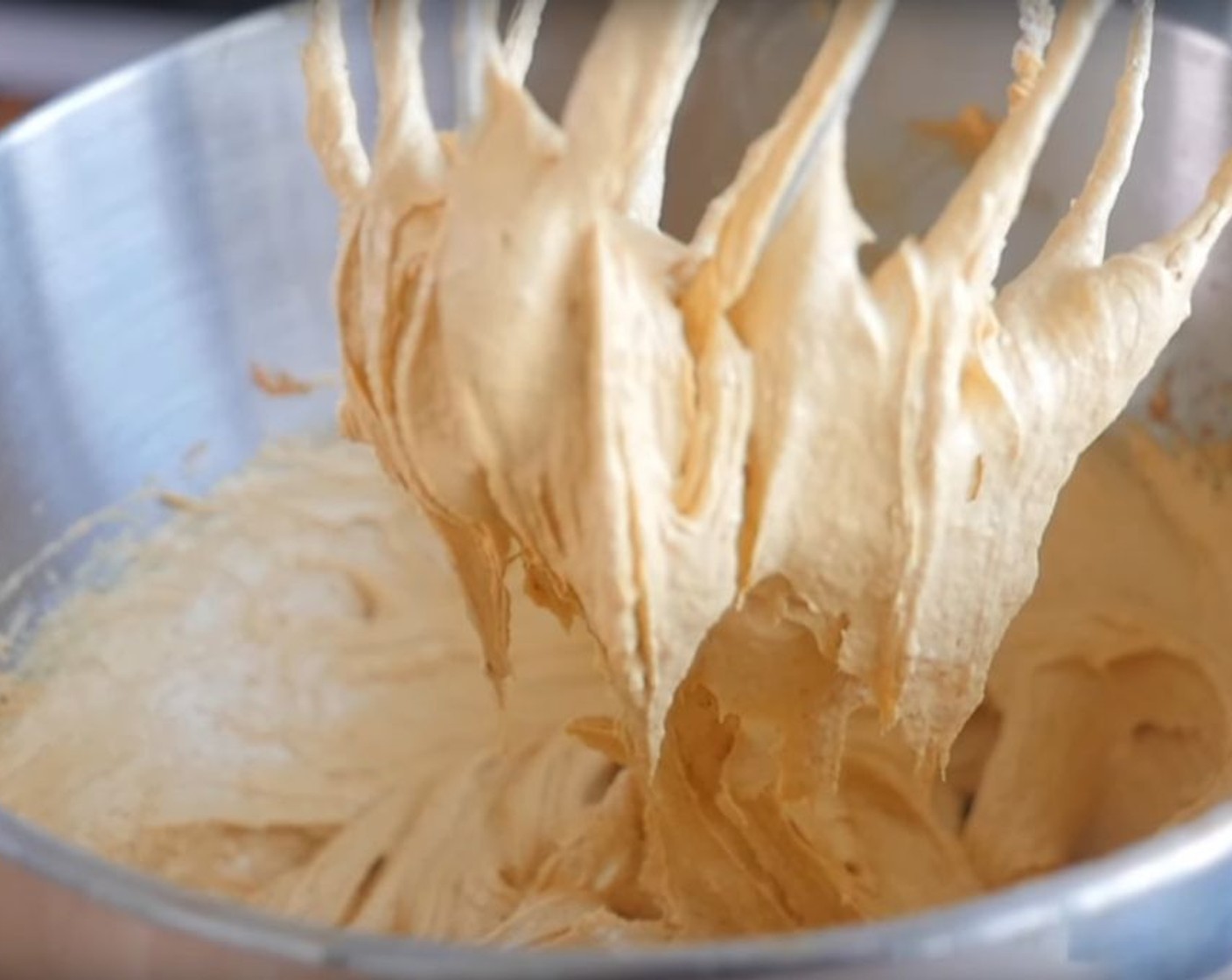 step 2 Using a bowl with a hand mixer, or a stand mixer; mix together the Yellow Cake Mix (1 box), Pumpkin Pie Spice (1/2 Tbsp), and 100% Pumpkin Purée (1 can).