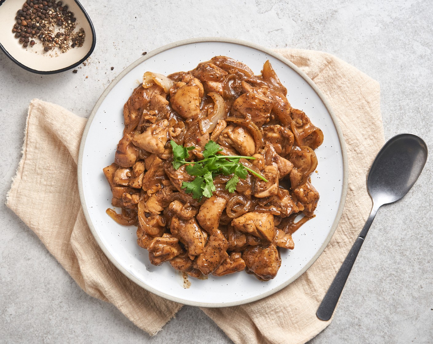 Caramelized Black Pepper Chicken