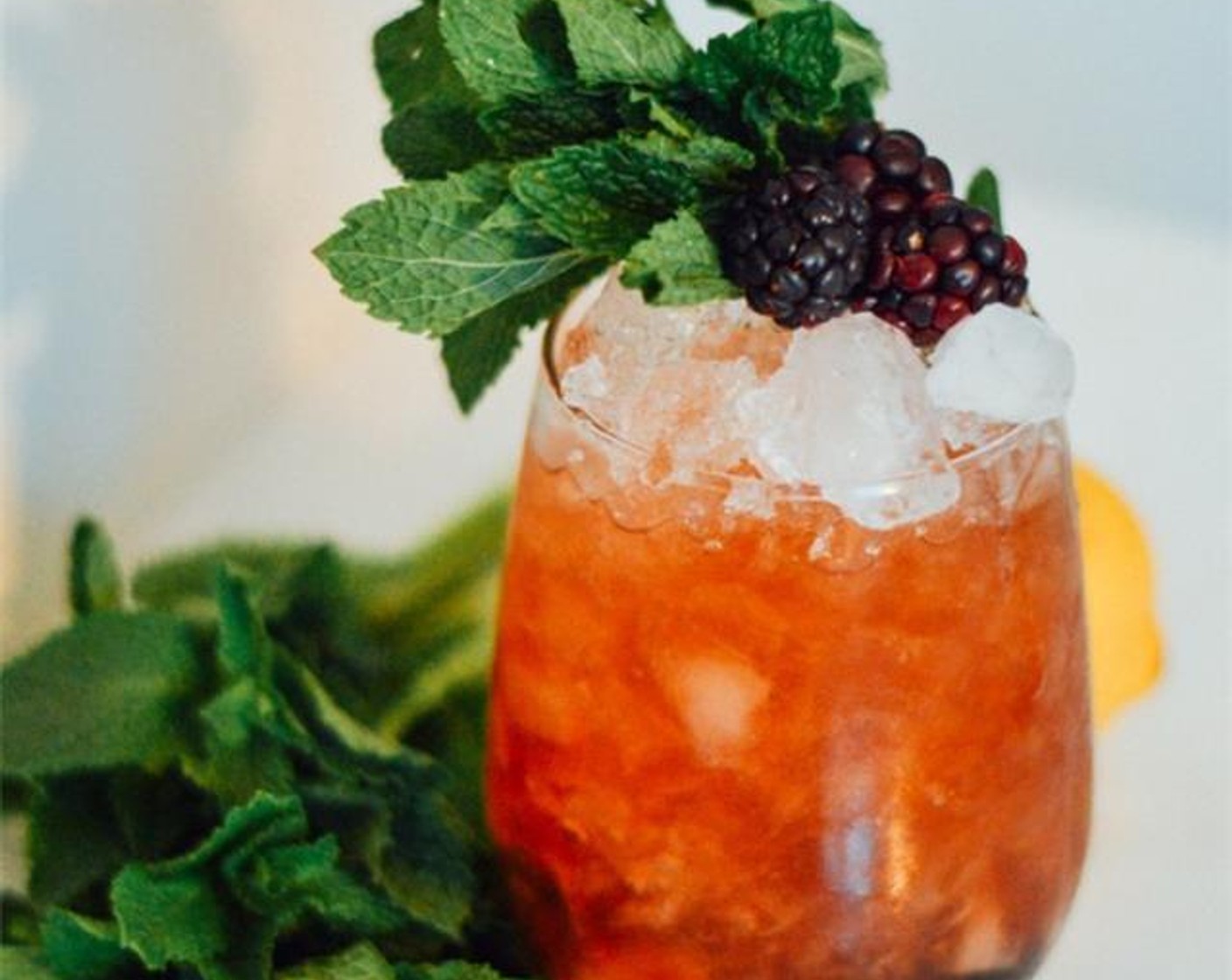 Mint and Blackberry Bramble