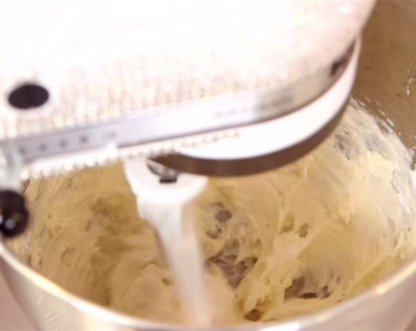 step 11 For the frosting: In the bowl of a stand mixer fitted with a paddle attachment, beat Cream Cheese (3/4 cup) and Unsalted Butter (4 Tbsp) on medium to high speed until light and fluffy.
