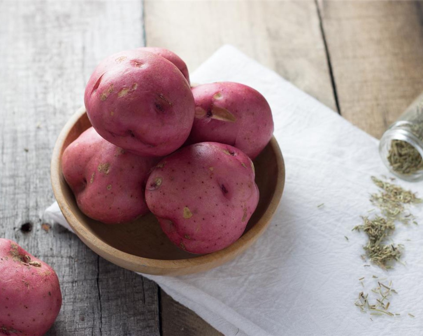 step 2 Wash and cube Red Potatoes (6) and place in a bowl.