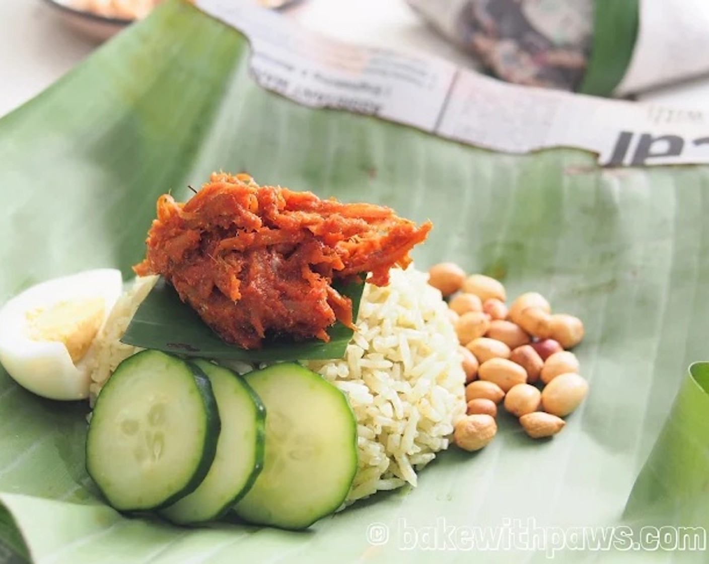 Nasi Lemak Bungkus