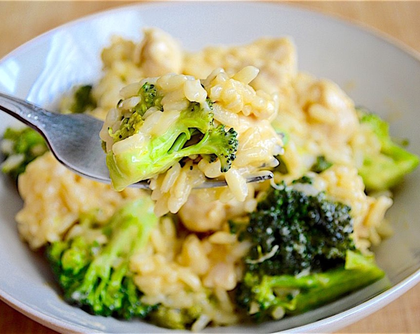 Chicken, Broccoli, and Cheddar Risotto