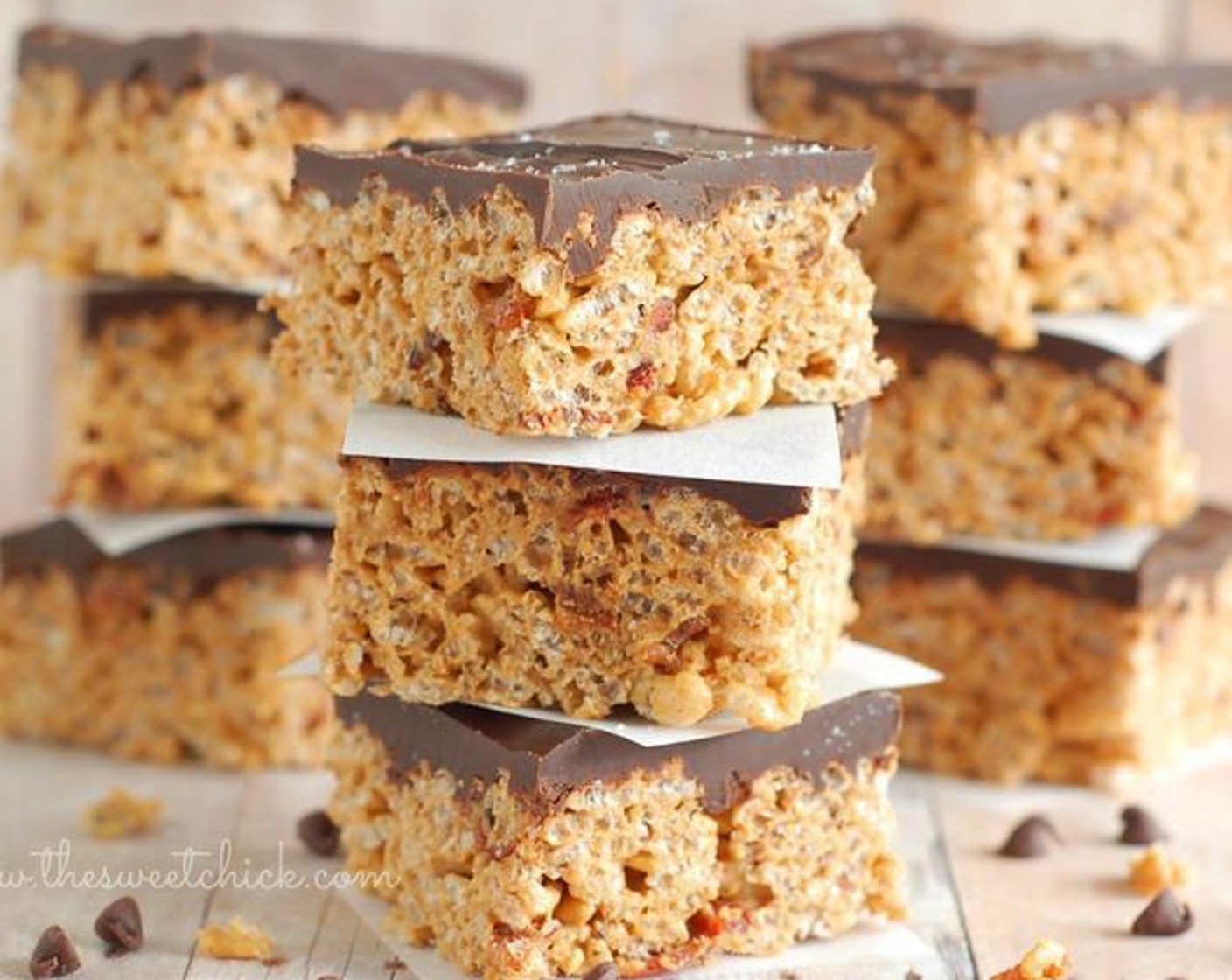 Maple Bacon Rice Krispy Treats