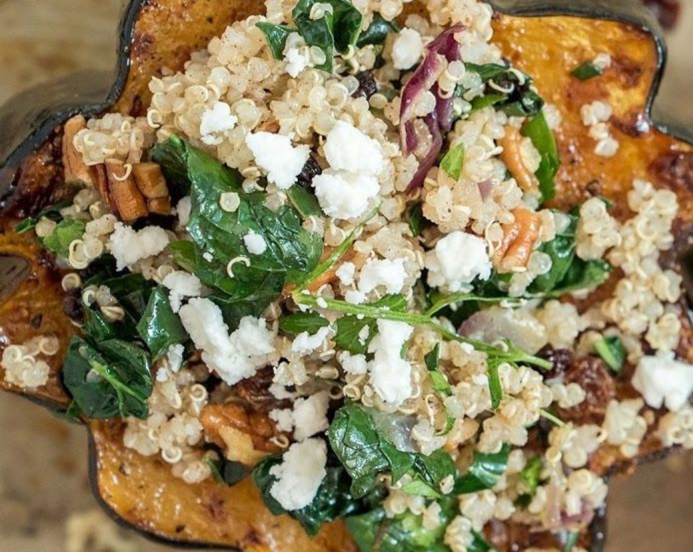 Quinoa-Stuffed Acorn Squash