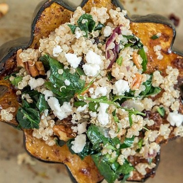 Quinoa-Stuffed Acorn Squash Recipe | SideChef