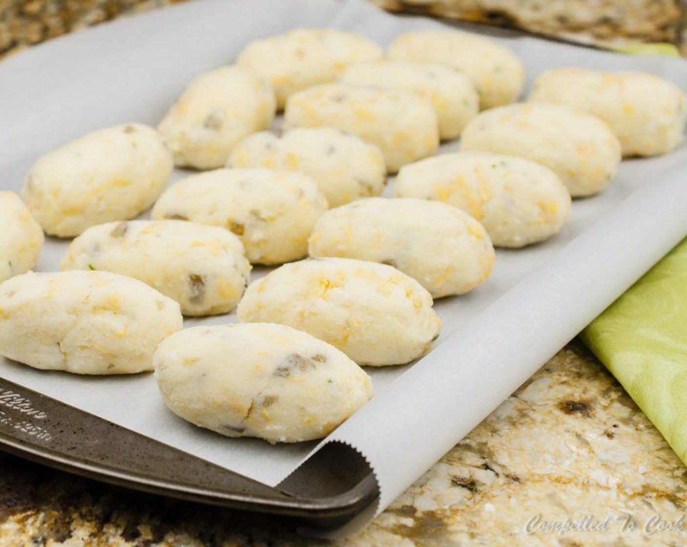 step 3 Place approximately 3 tbsp of mixture in the palm of your hand and roll into an approximate 2-inch oval. Continue with remaining potato placing each on a tray when formed.