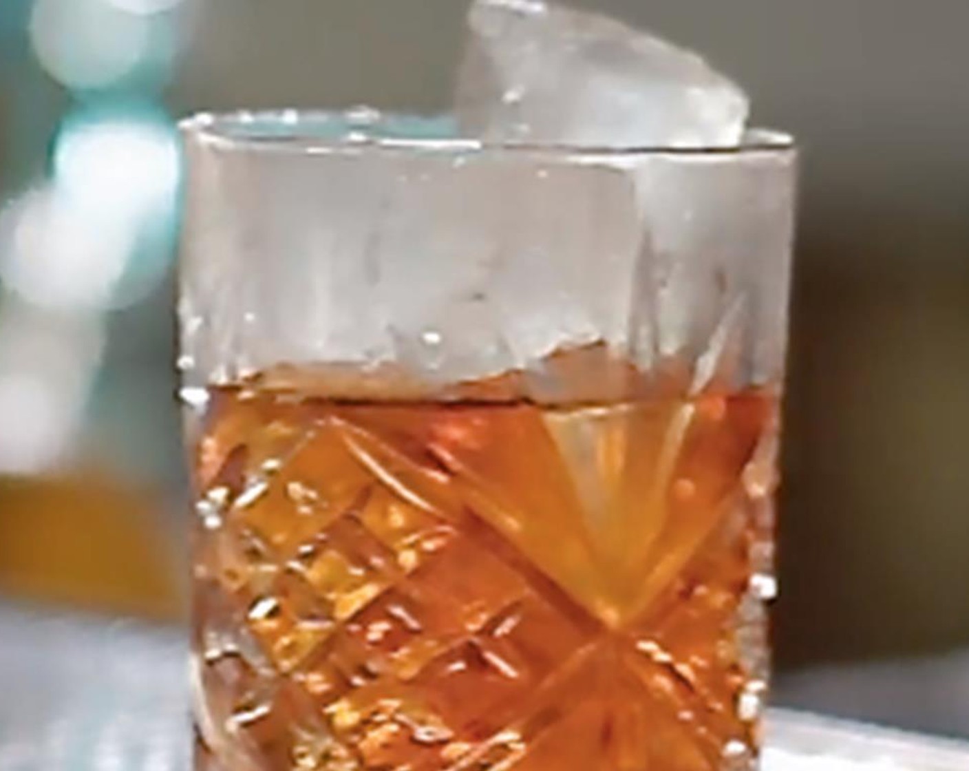 step 2 Strain into a rocks or coupe glass. For a rocks glass, pour the drink over Ice (as needed).