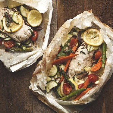 Chicken en Papillote with Spring Vegetables Recipe | SideChef