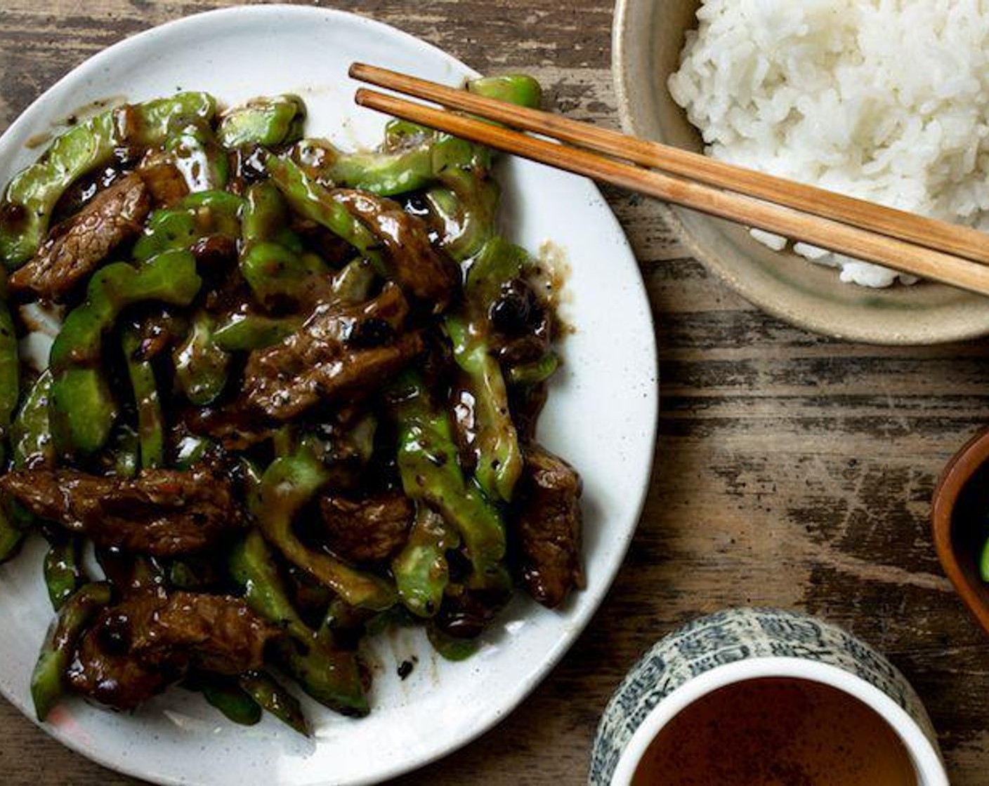 Bitter Melon with Black Bean Sauce