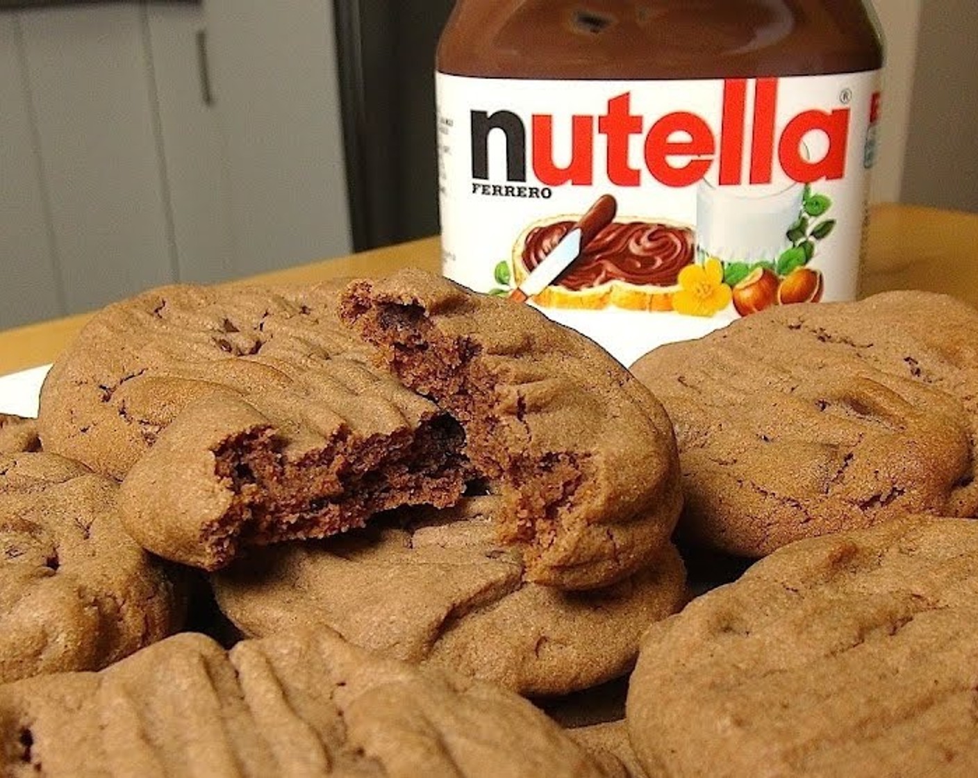 Nutella Chocolate Chip Cookies