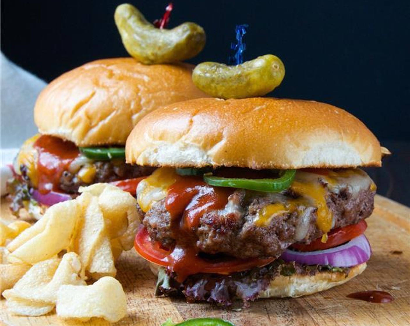 Barbecue Bacon Cheeseburgers