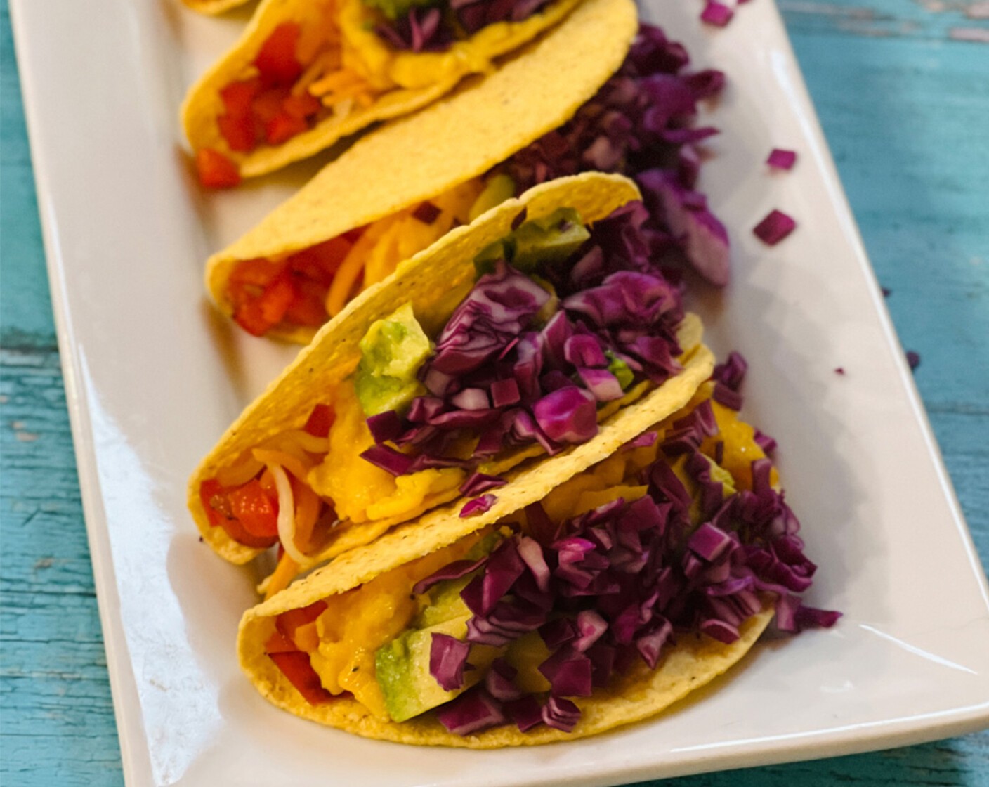 Colorful Breakfast Tacos