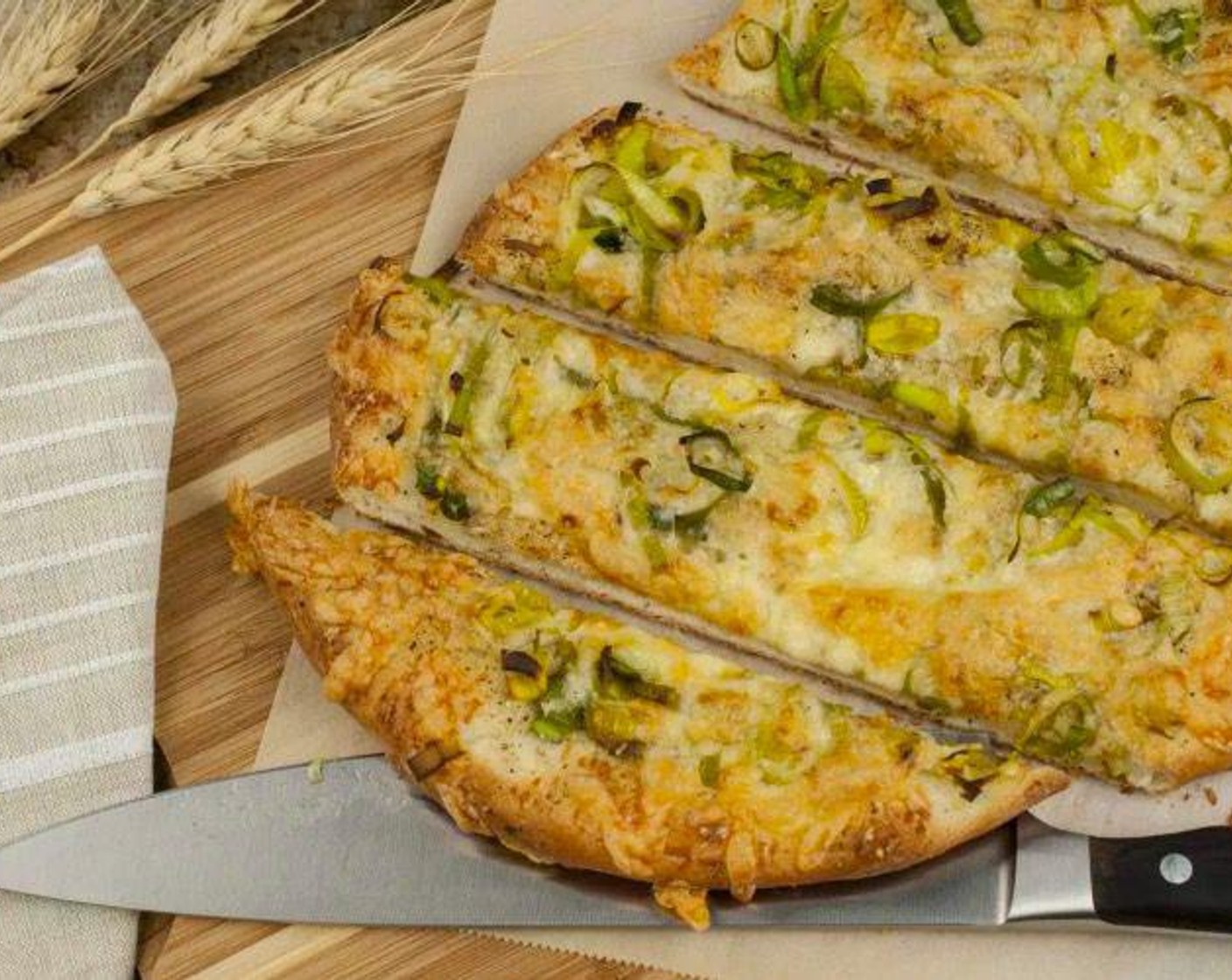 Peppery Leek Flatbread