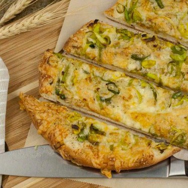 Peppery Leek Flatbread Recipe | SideChef