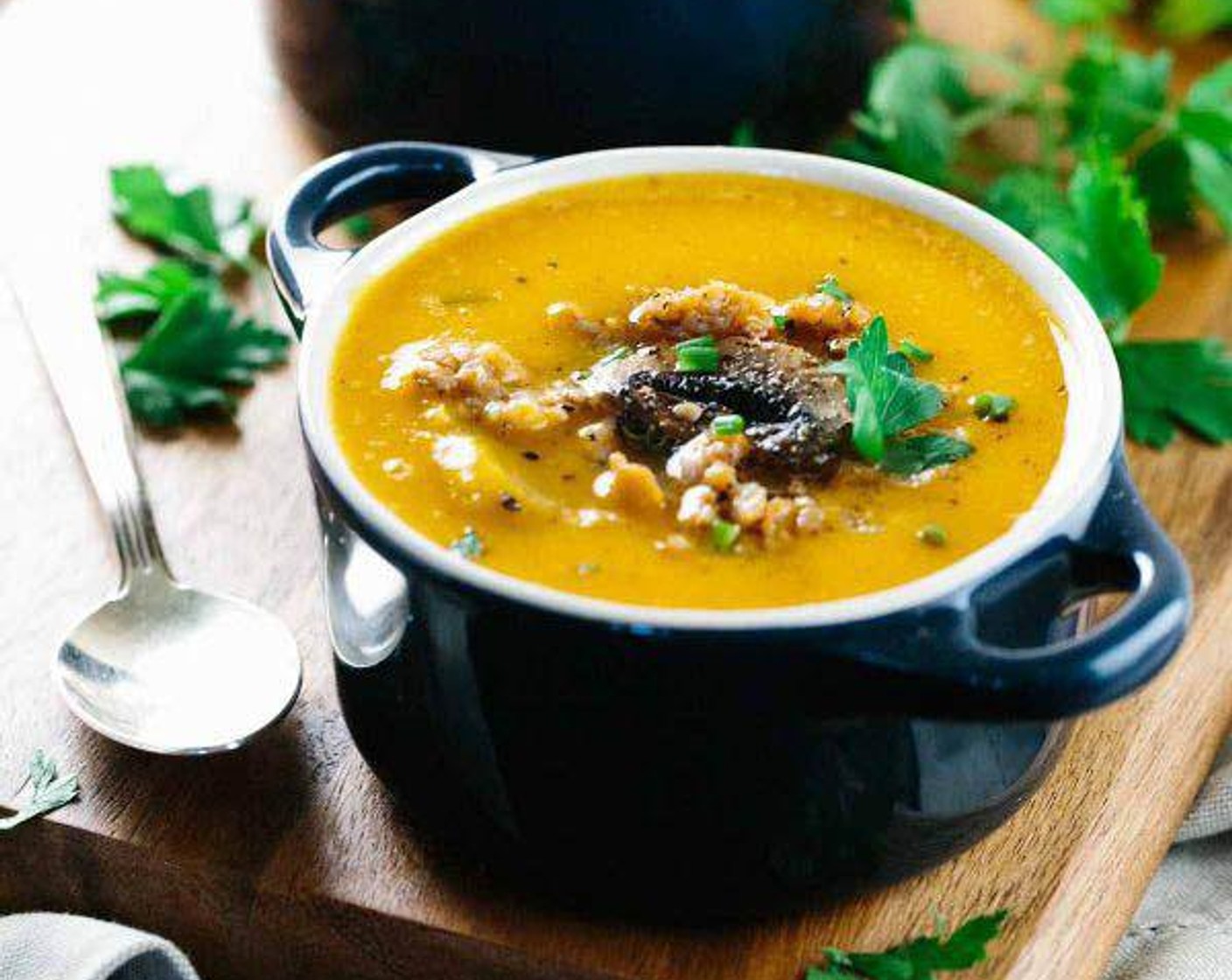 Rustic Italian Butternut Squash Soup