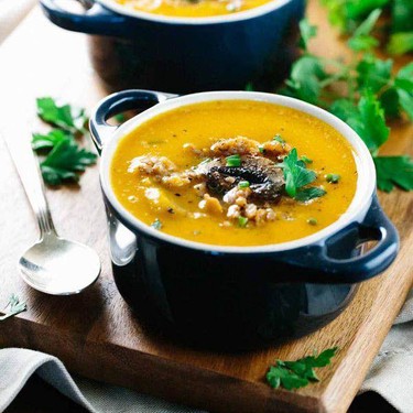 Rustic Italian Butternut Squash Soup Recipe | SideChef