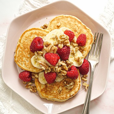 Fluffy Vegan Protein Pancakes Recipe | SideChef