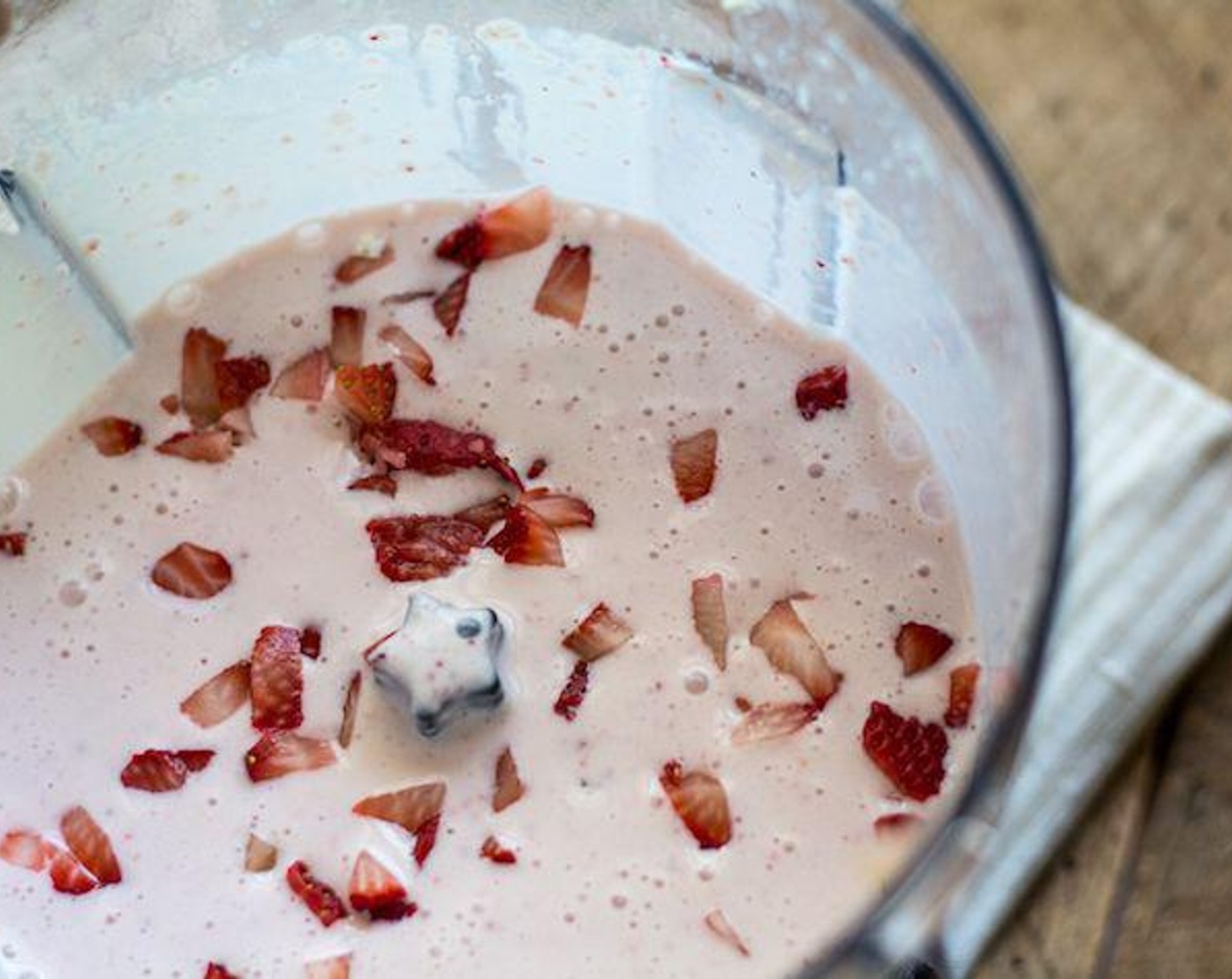 step 3 Stir in the remaining Fresh Strawberry (1/4 cup).