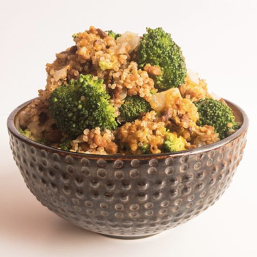 Vegan Cheesy Beef Quinoa Recipe | SideChef