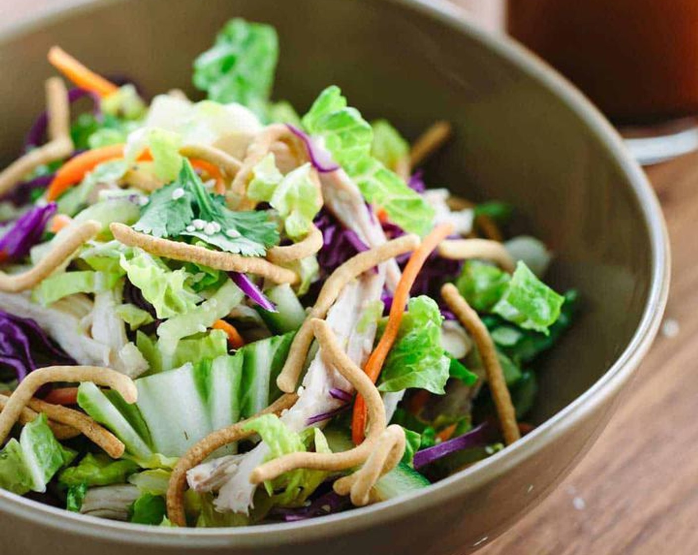 Chinese Chicken Salad with Soy Ginger Dressing
