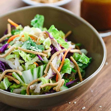 Chinese Chicken Salad with Soy Ginger Dressing Recipe | SideChef