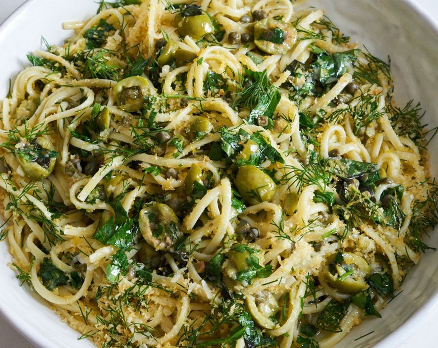 step 8 Top with the breadcrumbs and a bit more parmesan and serve.