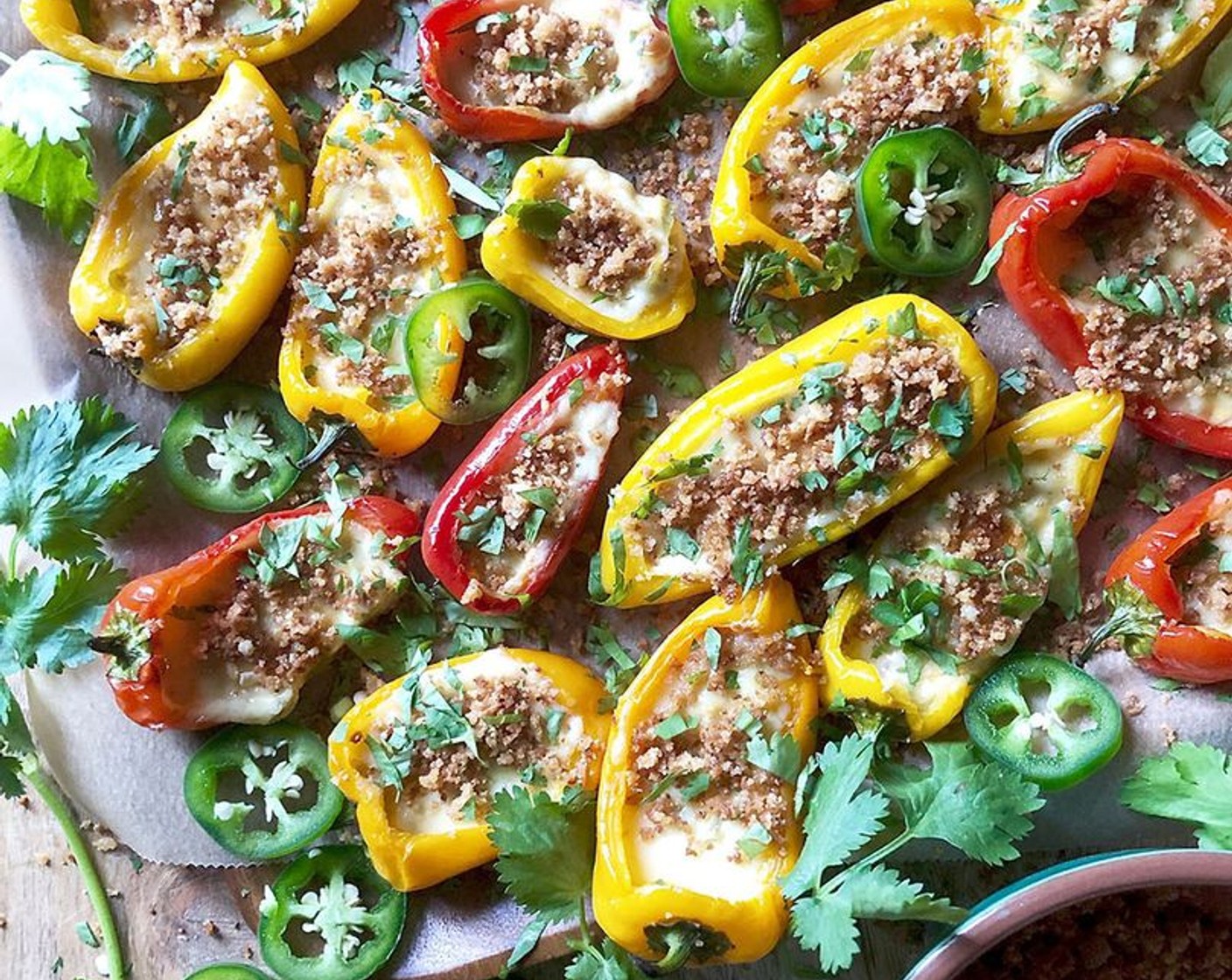 Queso-Filled Mini Peppers