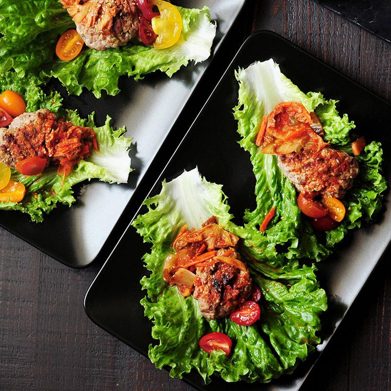 Korean Beef Lettuce Wraps with Kimchi Recipe SideChef