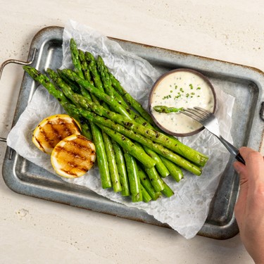 Grilled Asparagus with Lemon Aioli Recipe | SideChef