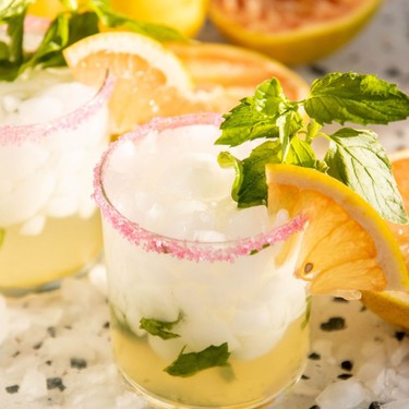 Sparkling Fresh Florida Grapefruit Mocktail Recipe | SideChef