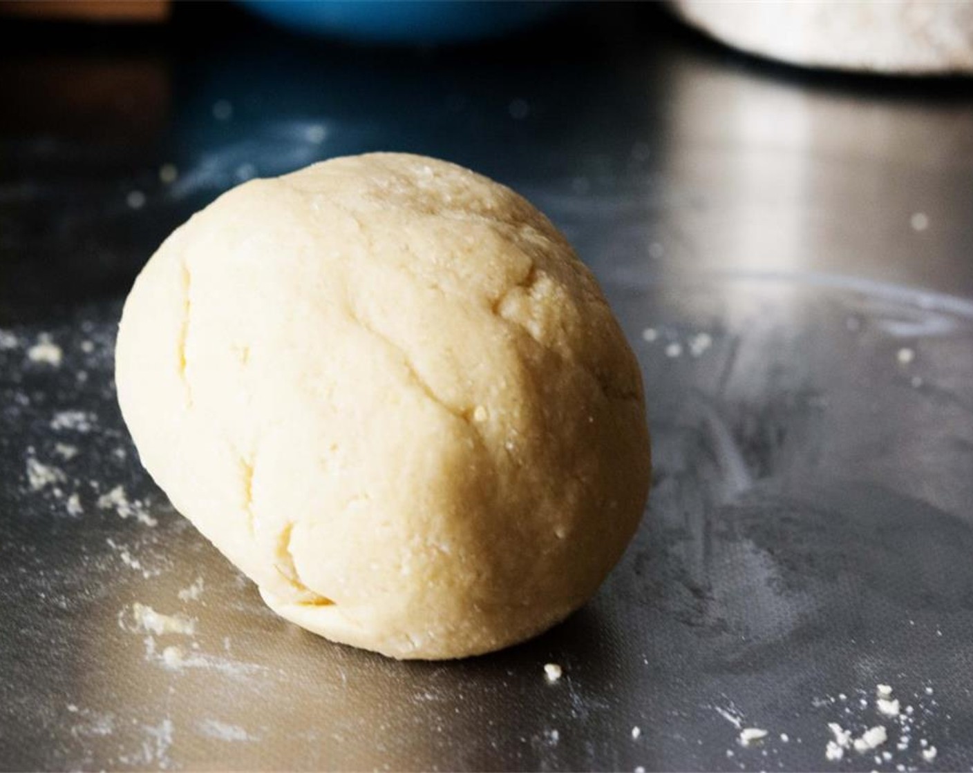 step 7 Mix them until you get a soft, smooth dough. Wrap in plastic wrap and refrigerate for at least 30 minutes.