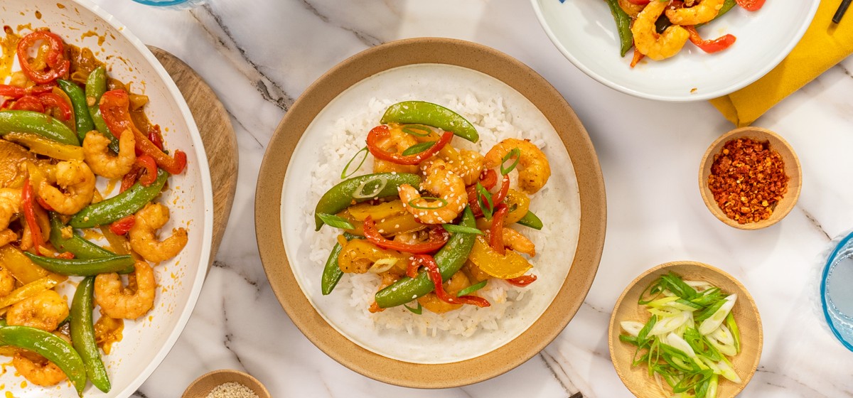 Garlic Shrimp Vegetable Stir-Fry Recipe | SideChef