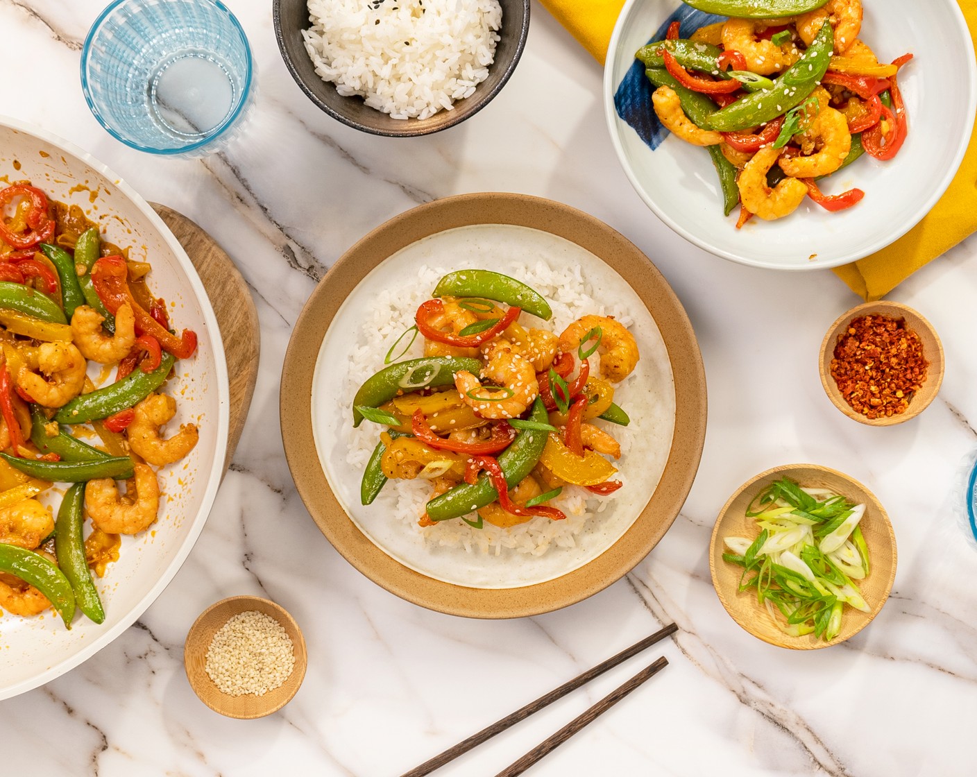 Garlic Shrimp Vegetable Stir-Fry