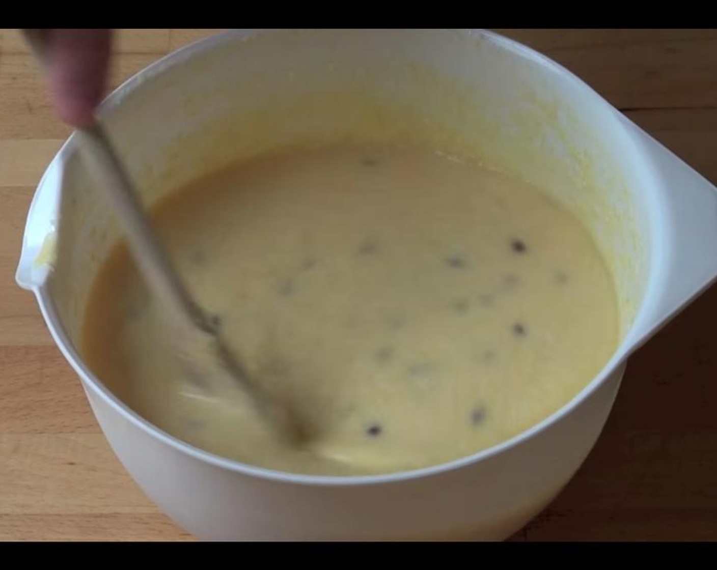 step 4 Mix until it is a very smooth runny batter.