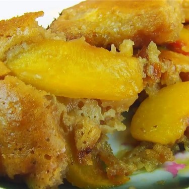 Peach Batter Cobbler Recipe | SideChef
