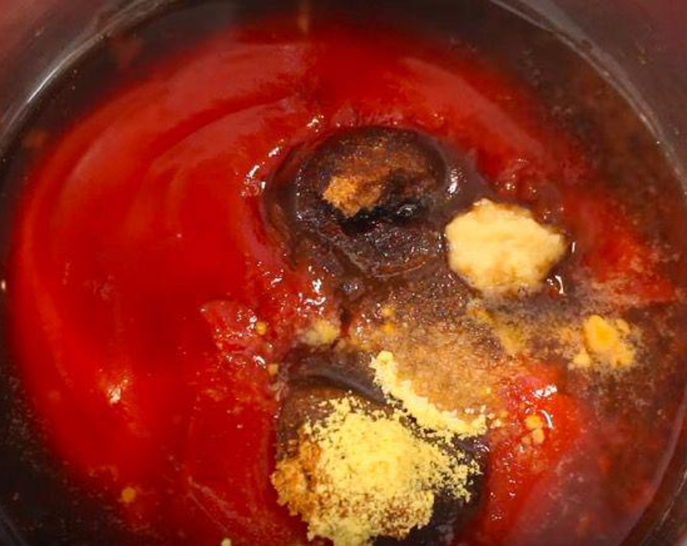 step 3 In a small saucepan over medium heat, add Ketchup (1/2 cup), Brown Sugar (2 Tbsp), Worcestershire Sauce (2 Tbsp), Apple Cider Vinegar (1 Tbsp), Tabasco® Original Red Pepper Sauce (1/4 tsp), Dry Mustard (1/4 tsp), Salt (1/4 tsp), and Garlic (1 clove). Bring to a simmer and then reduce the temperature slightly. Remove from heat and allow to cool.