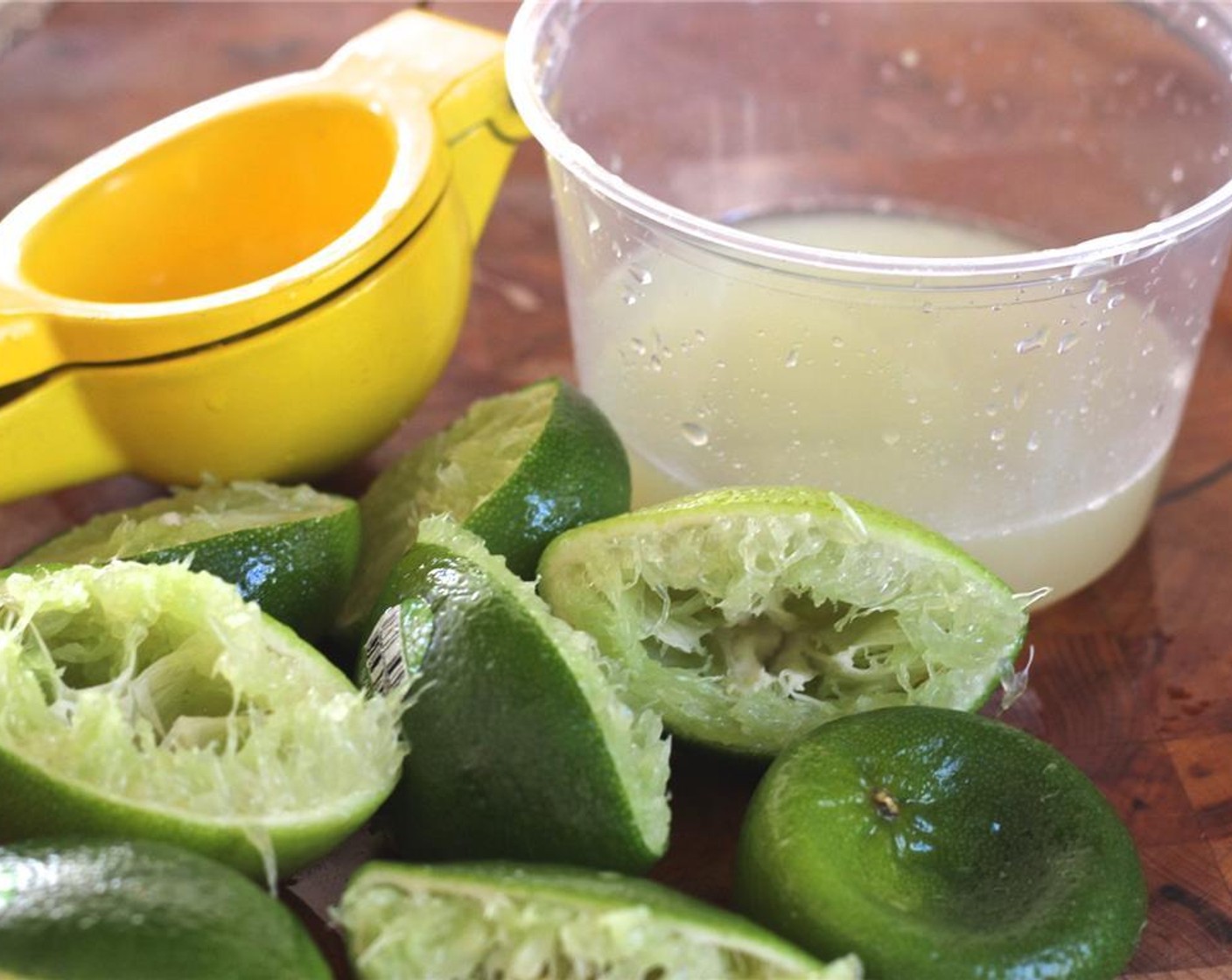 step 10 Juice 2 of the Limes (3) and slice the other Lime into wheels to use as a garnish.