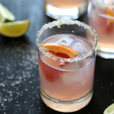 Grapefruit Margarita with Ginger Salt Rim Recipe | SideChef