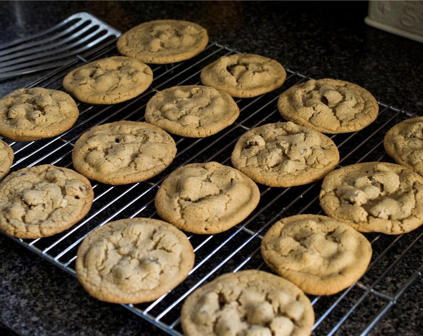 step 7 Transfer cookies to a cooling rack and allow to cool completely before assembling the sandwich.