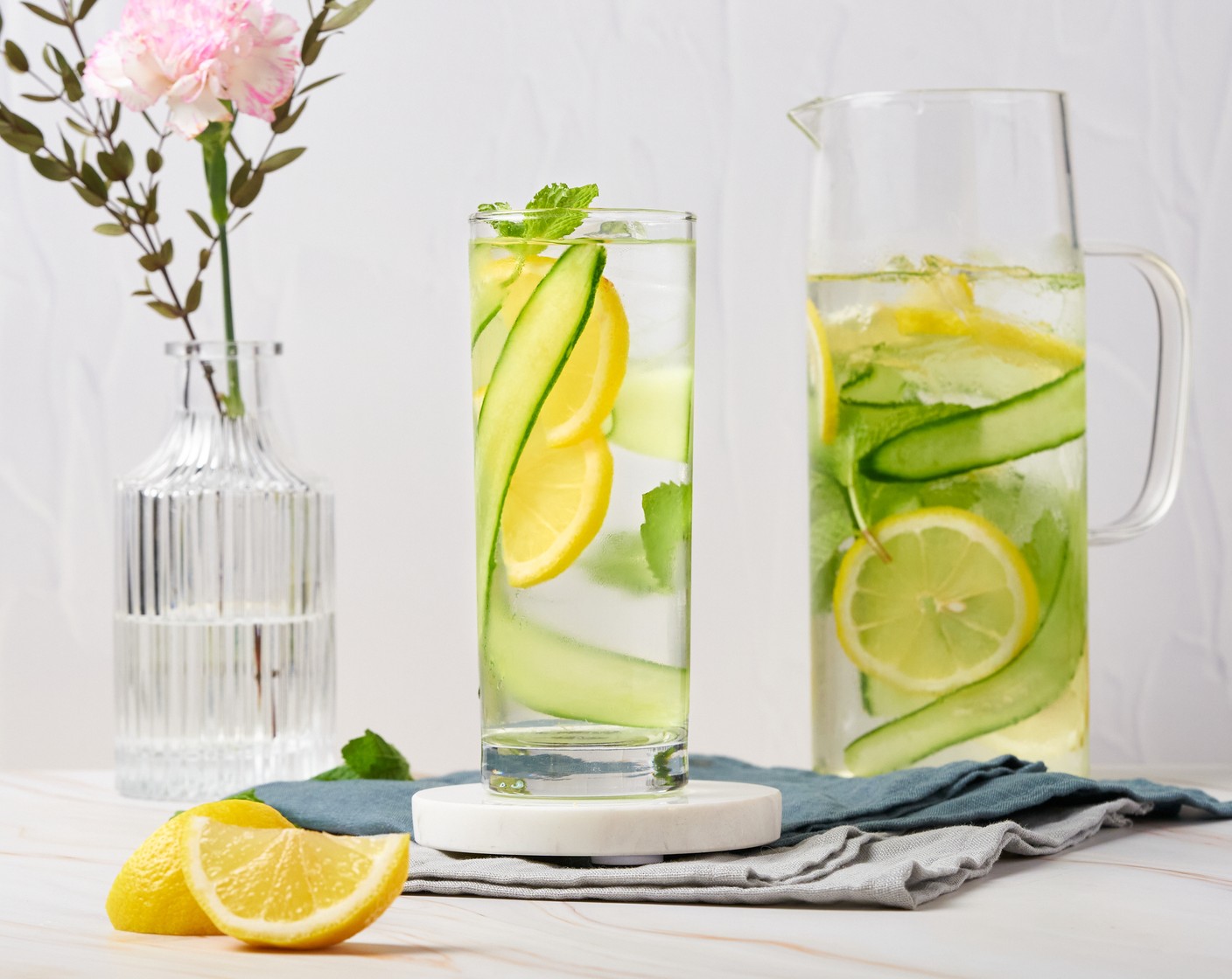 Cucumber Lemon Infused Water