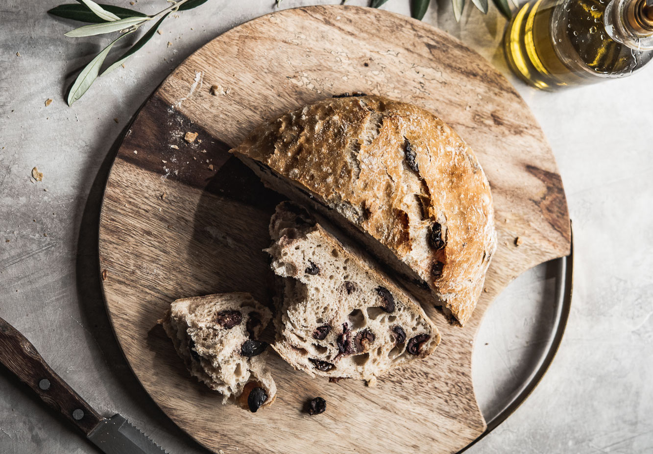 NoKnead Greek Olive Bread Recipe SideChef