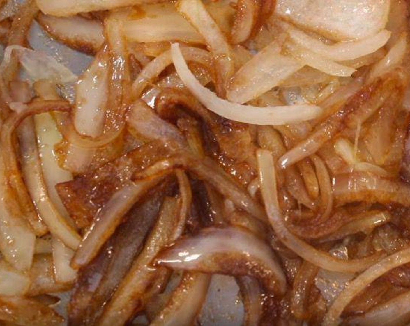 step 2 Add Brown Sugar (1 tsp) and Balsamic Vinegar (1 tsp). Cook for 10 minutes, until the onions become thick and jammy. Set aside.