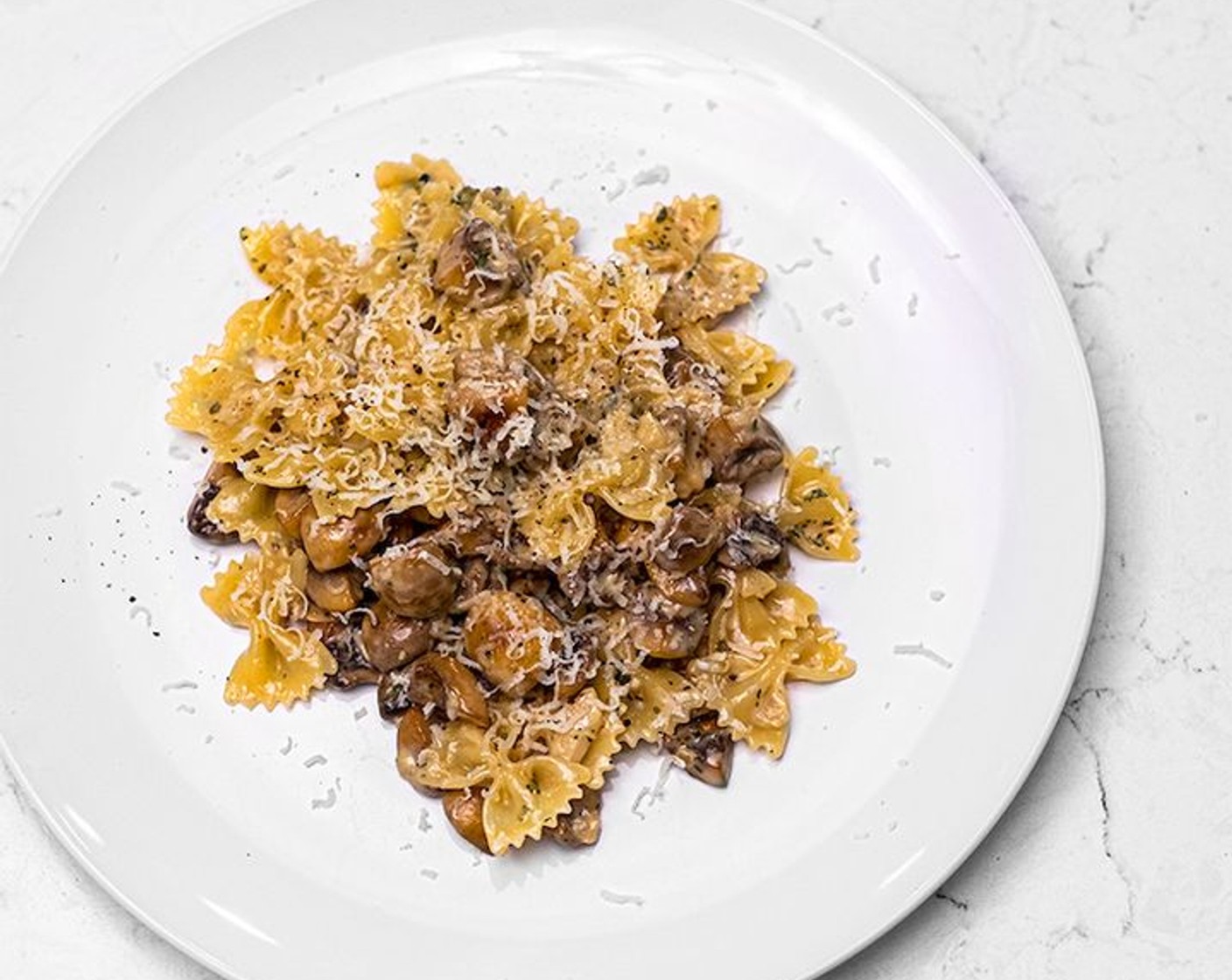 Creamy Mushroom Farfalle