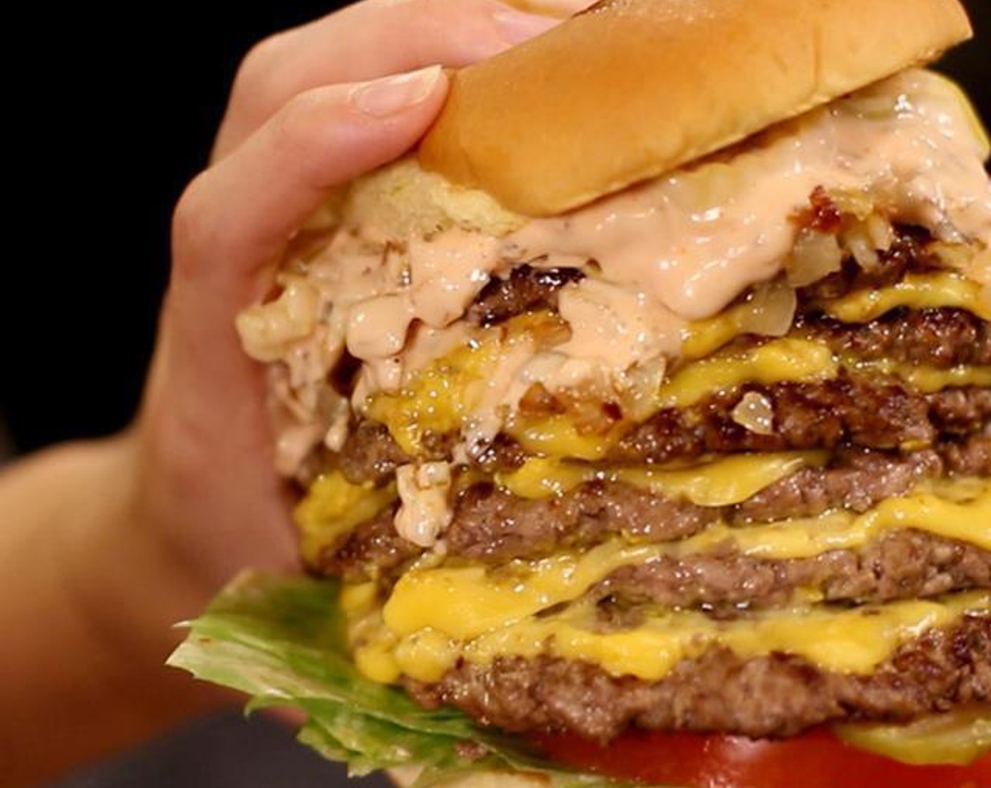 6x6 Animal Style Burger