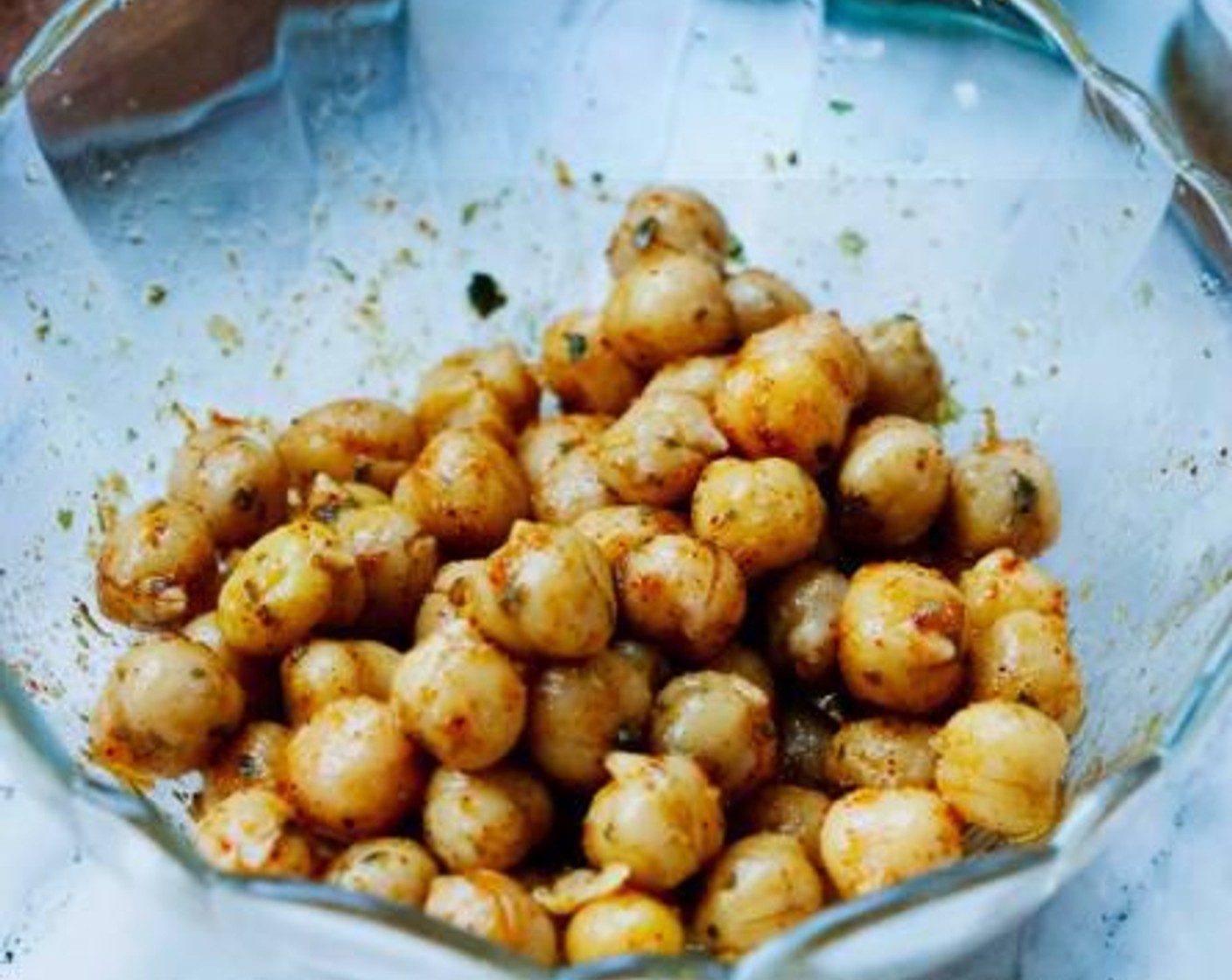 step 7 Roast the chickpeas in preheated oven for about 20 minutes.