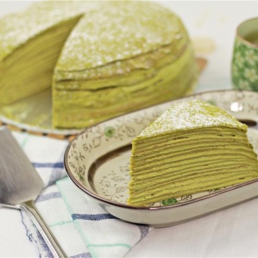 Matcha Mille Crepe Cake Recipe | SideChef