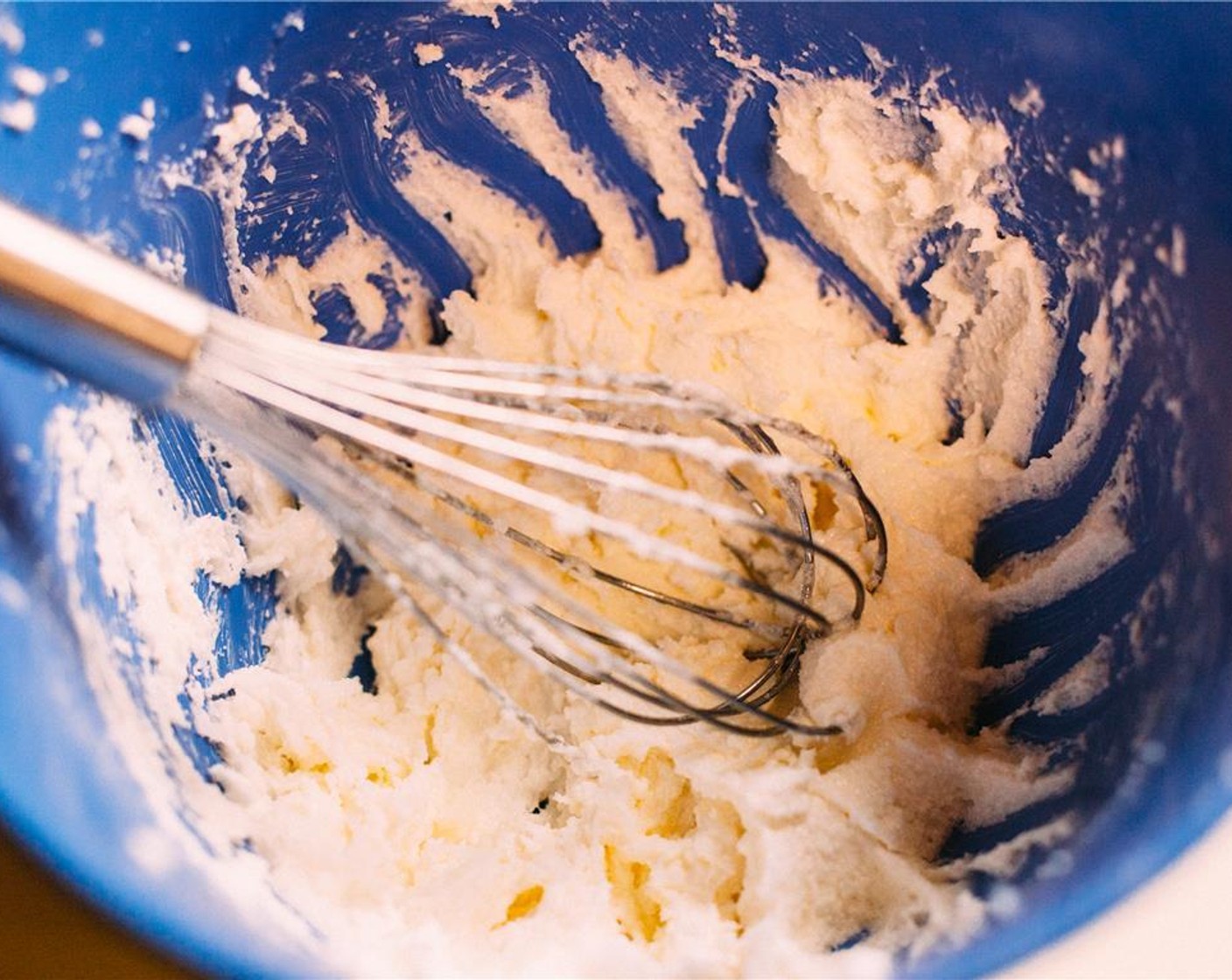 step 2 Cream Butter (1/3 cup) and Granulated Sugar (3/4 cup) until light and fluffy (about 7-10 min).