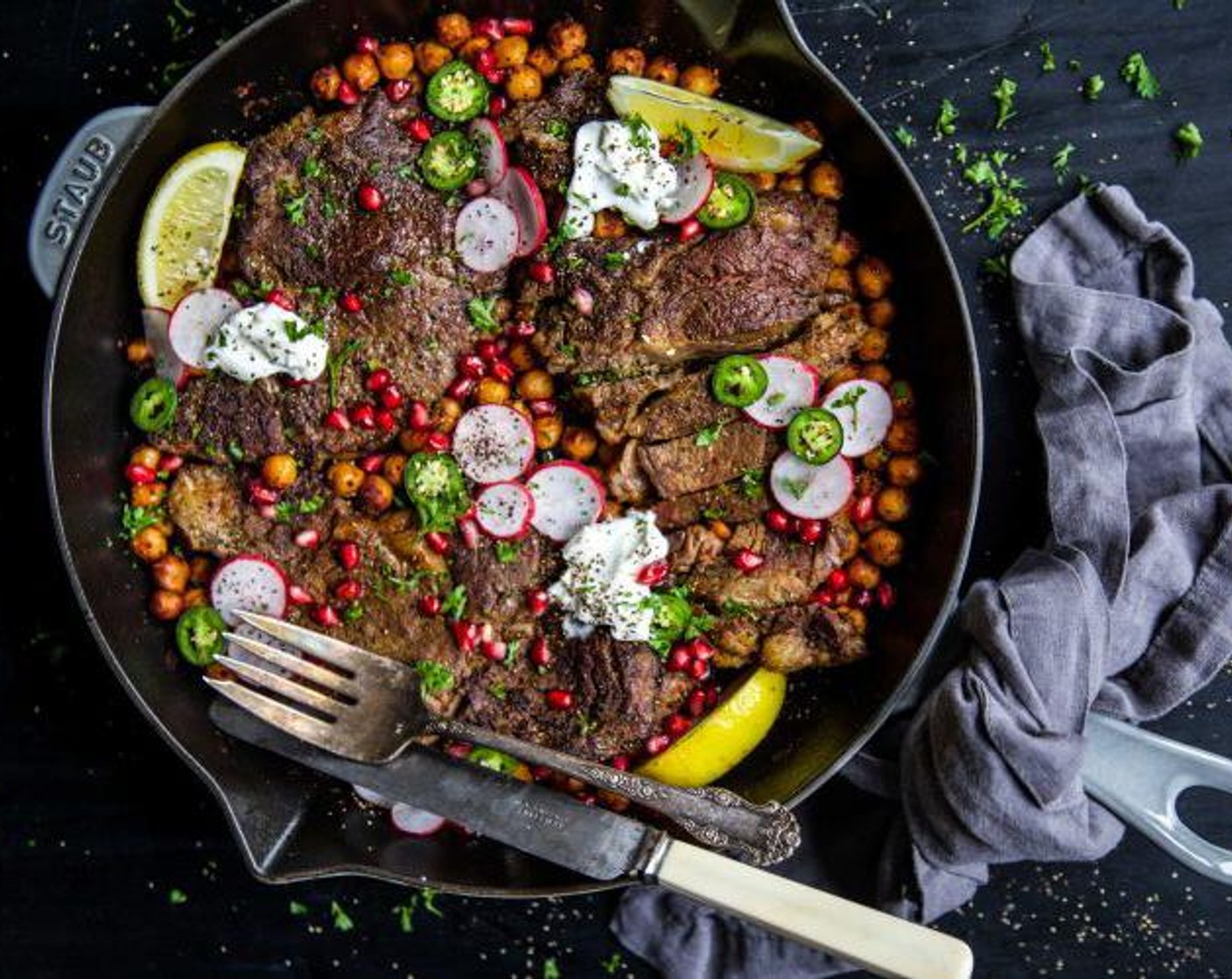 One-Skillet Curry Steak