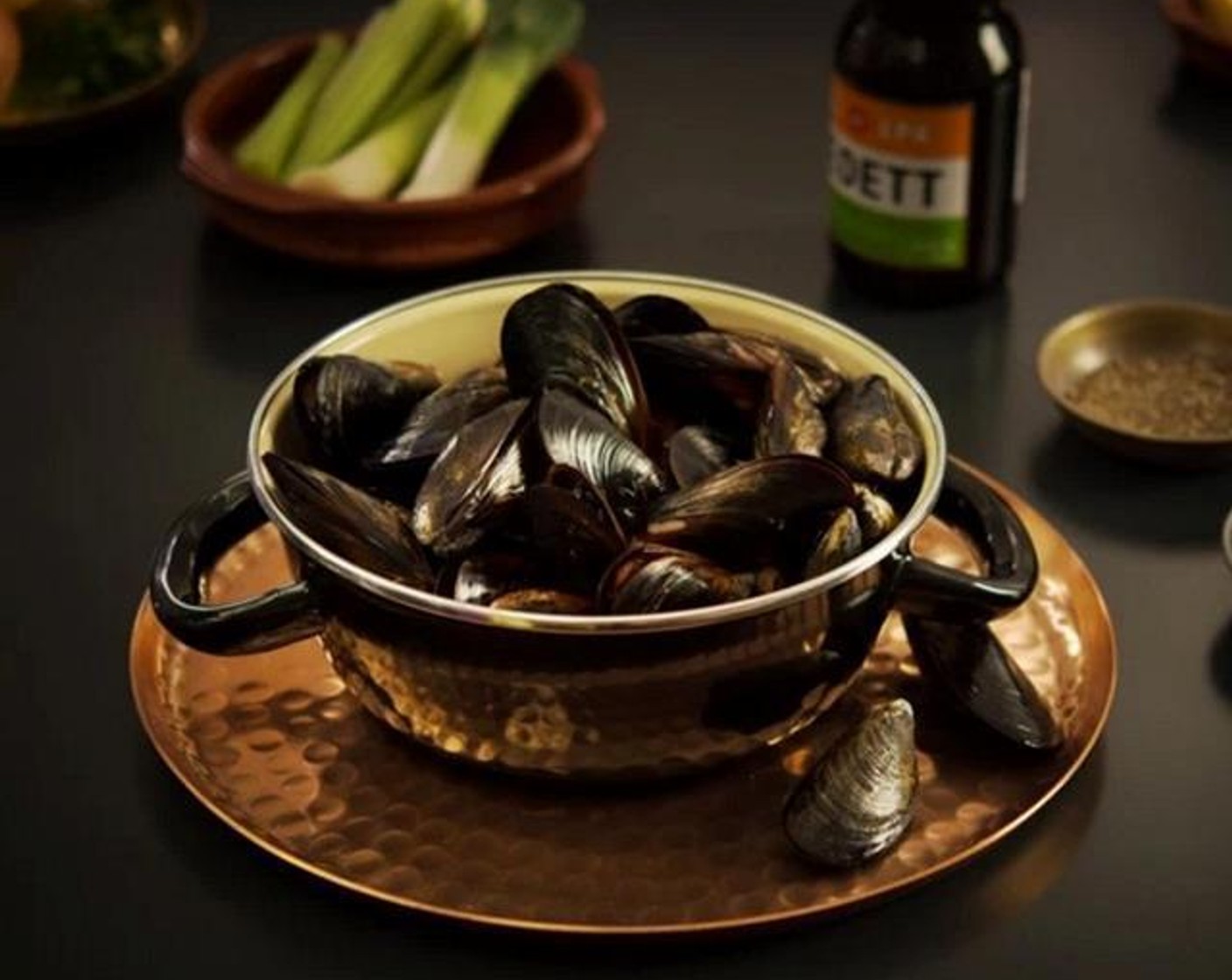Belgian Beer Mussels